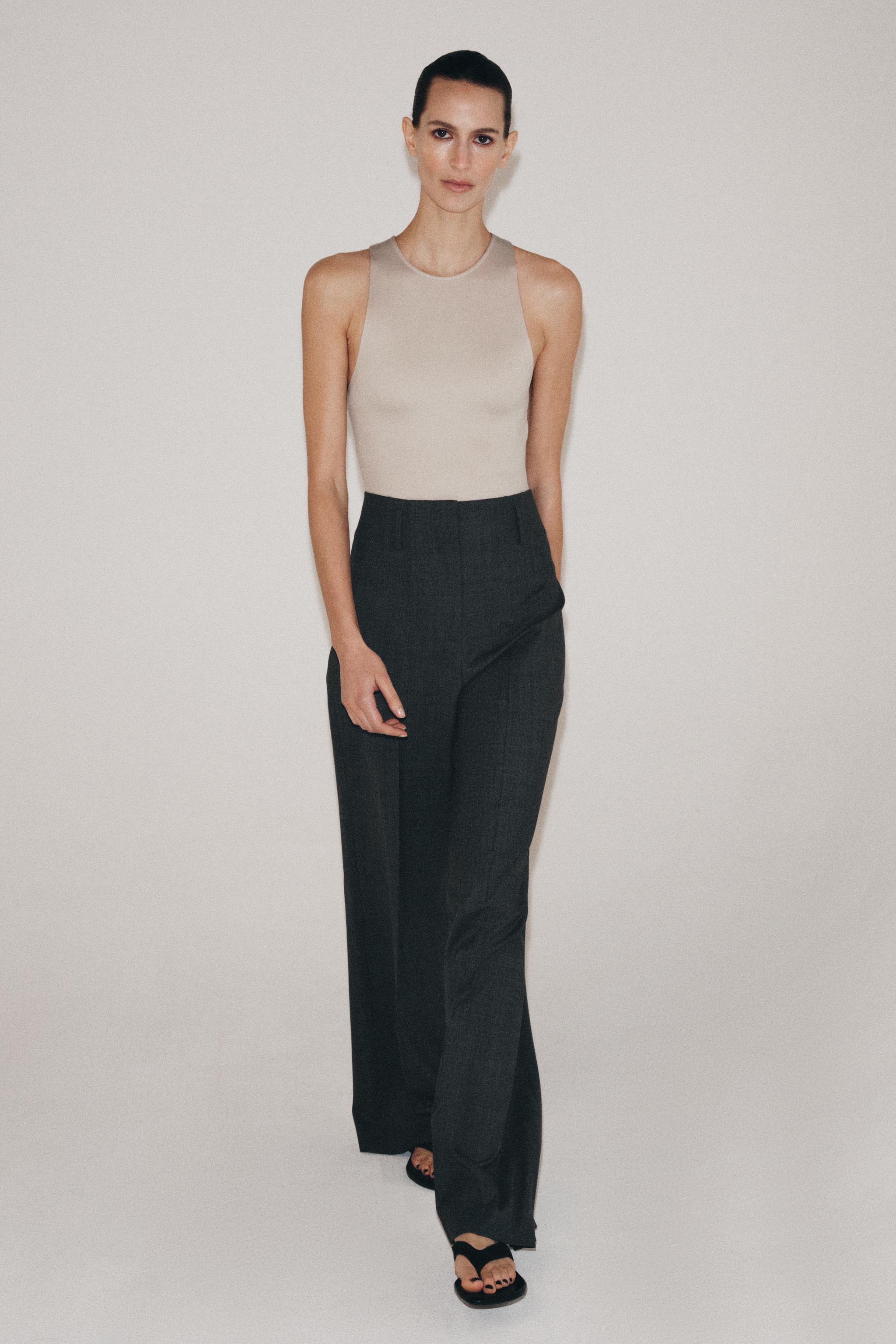 POLYAMIDE HALTER BODYSUIT